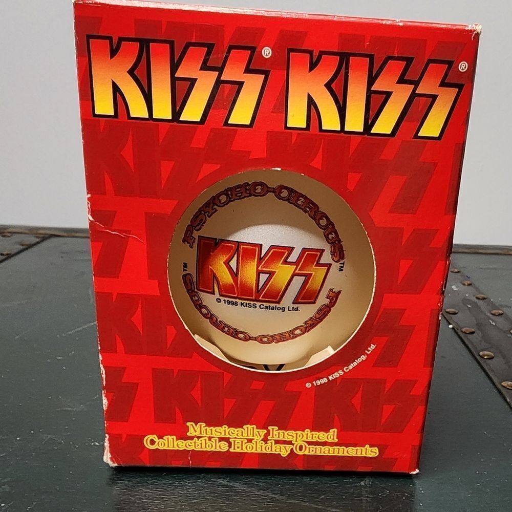 Kiss Army 1988 Collectible Holiday Ornament Rock And Roll Over Album Cover NEW